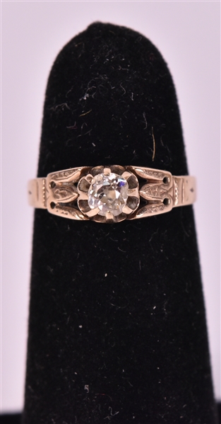 Victorian Yellow Gold & Diamond Ring