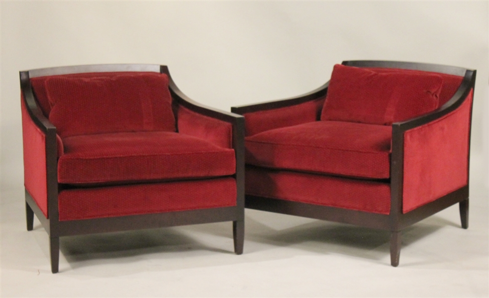 Pair of Mid-Century Modern Club Chairs