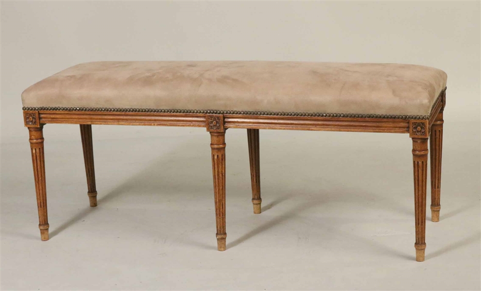 Louis XVI Style Fruitwood Window Seat