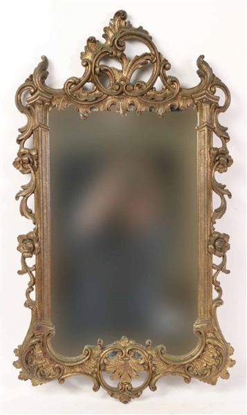 Rococo Style Giltwood Mirror