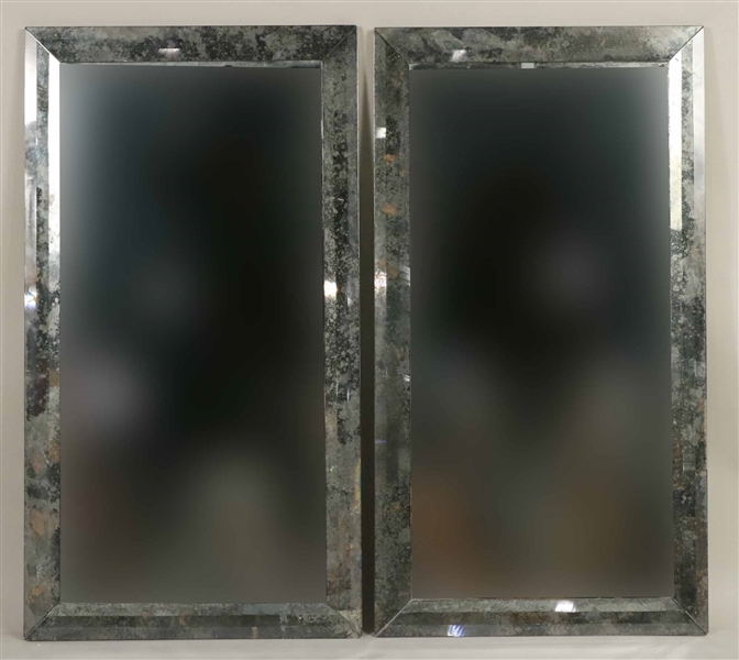 Pair of Contemporary Rectangular Wall Mirrors