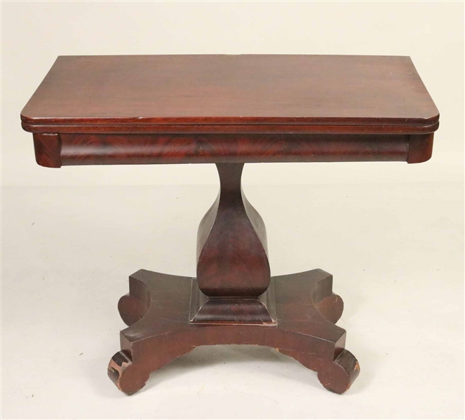 Empire Mahogany Game Table