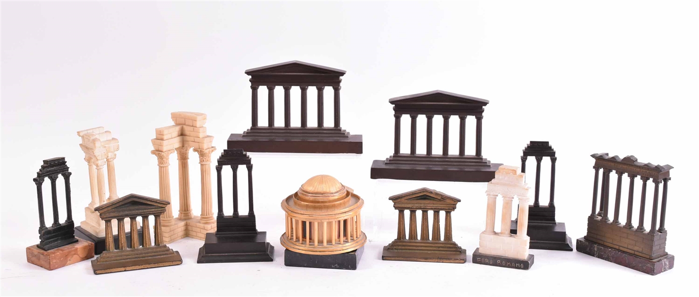 Twelve Reproduction Classical Ruins Sculptures