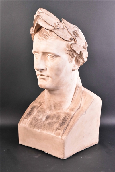 Large Plaster Bust of Emperor Napoleon