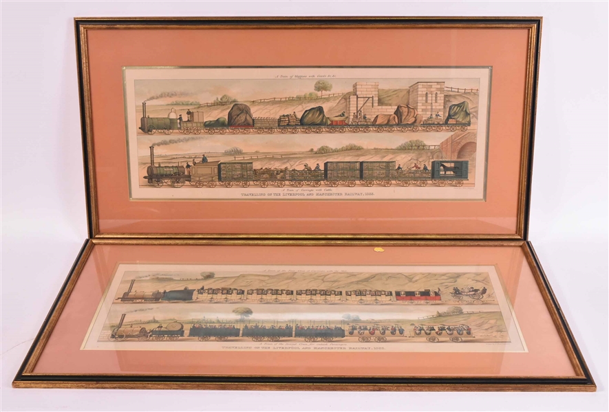 Pair of J. Shaw Railway Lithographs