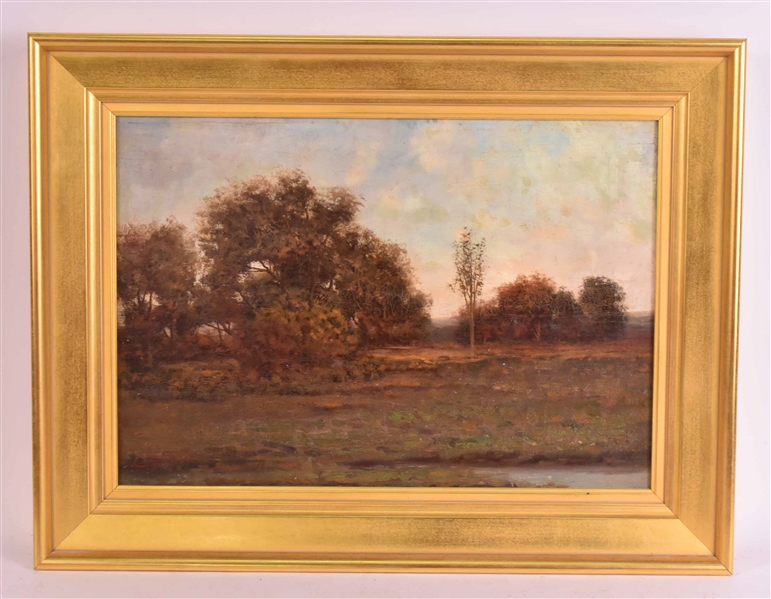 Oil on Canvas, Charles S. Dorion, Tree Landscape