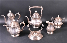 Durgin Sterling Silver Tea and Coffee Service