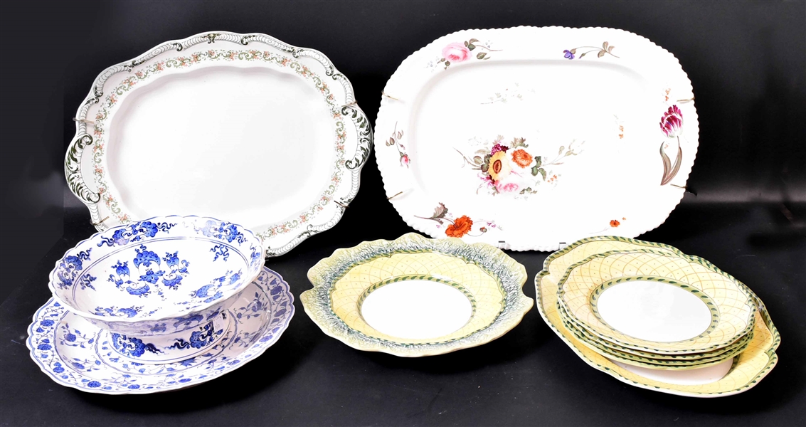 Group of Assorted Porcelain Serving Dishes