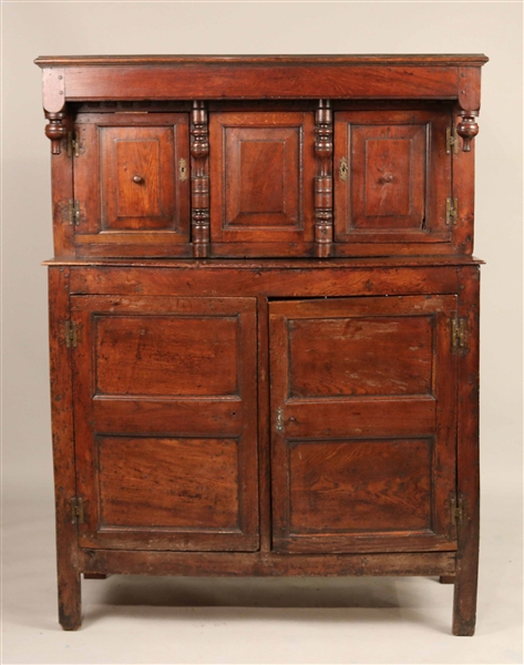 Jacobean Oak Court Cupboard