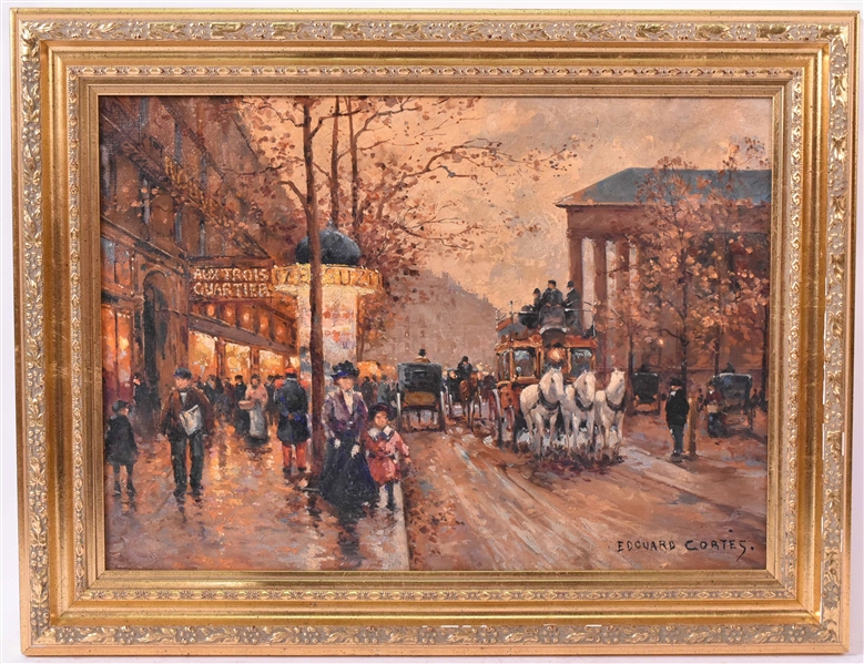 Oil on Canvas "La Madeleine" After Edouard Cortes