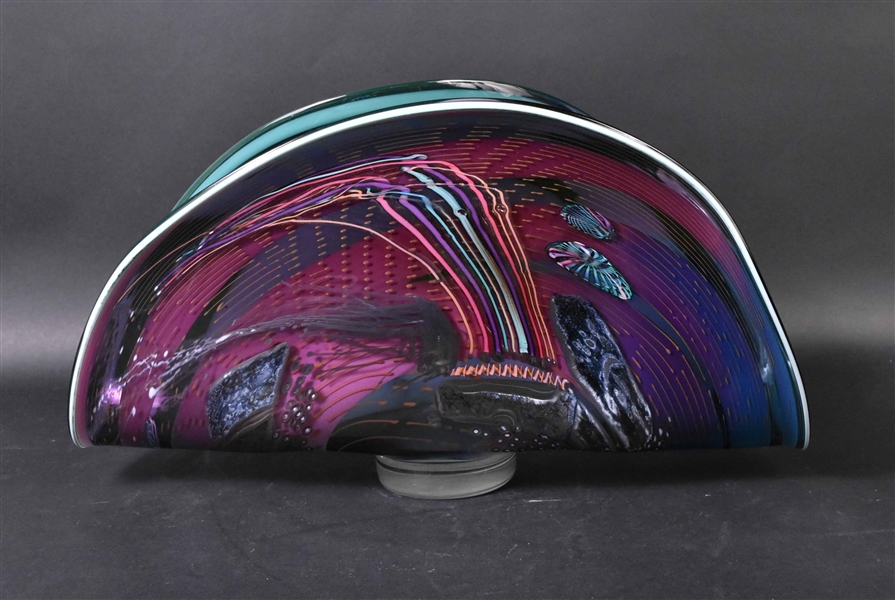 Art Glass, James Nowak, Clamshell Sculpture