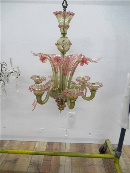 Six Light Venetian Chandelier