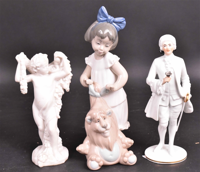 Three Porcelain Figures