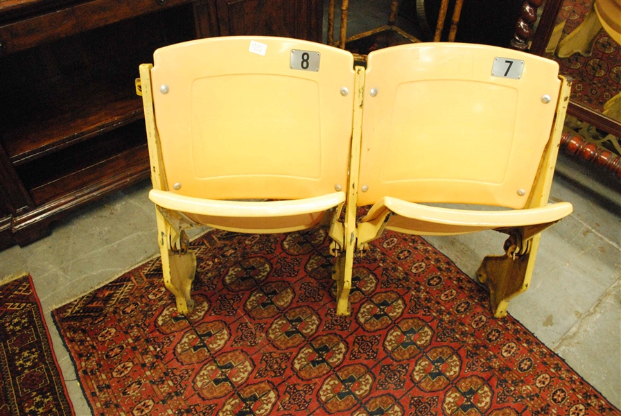 Pair of Vintage Soldier Field Seats