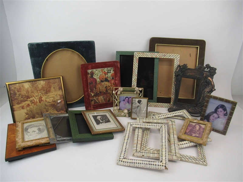 Group of Assorted Picture Frames