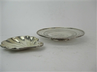 Sterling Silver Reticulated Footed Plate
