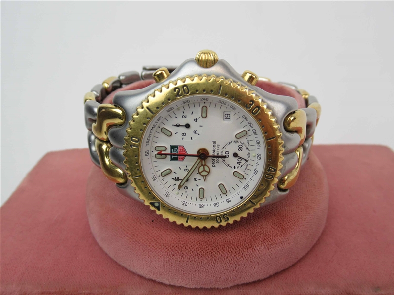 Tag Heuer Professional Two Tone Chronograph Watch