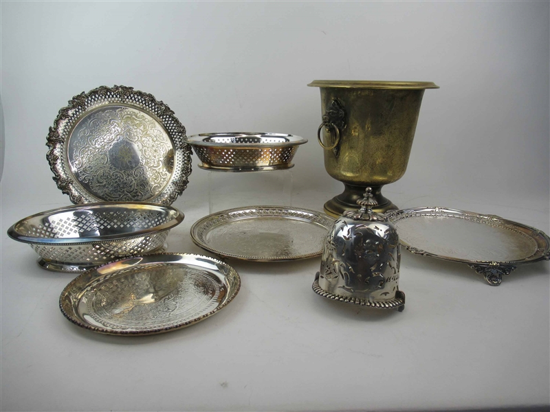 Group of Assorted Silver Plated Table Articles.