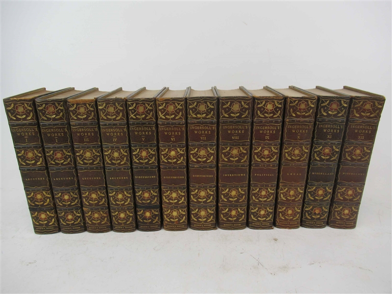 12 Vol. The Complete Works of Robert G. Ingersoll