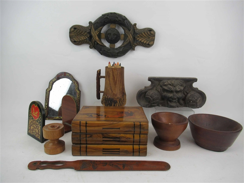 Group of Assorted Wooden Articles