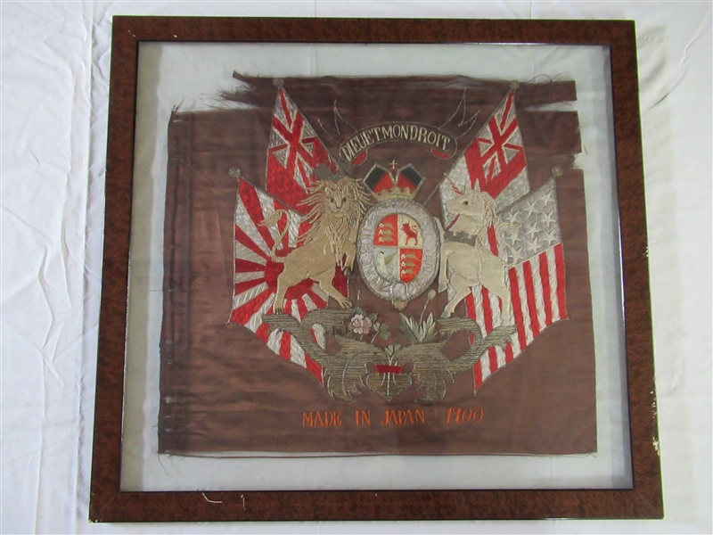 Antique Eight Nation Alliance Flag From 1900