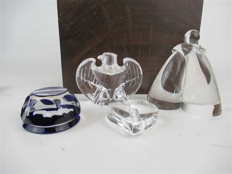 Group of Assorted Steuben Crystal Paperweights