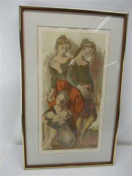 Moses Soyer Print of Dancers 