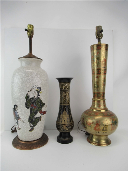 Japanese Geisha Table Lamp