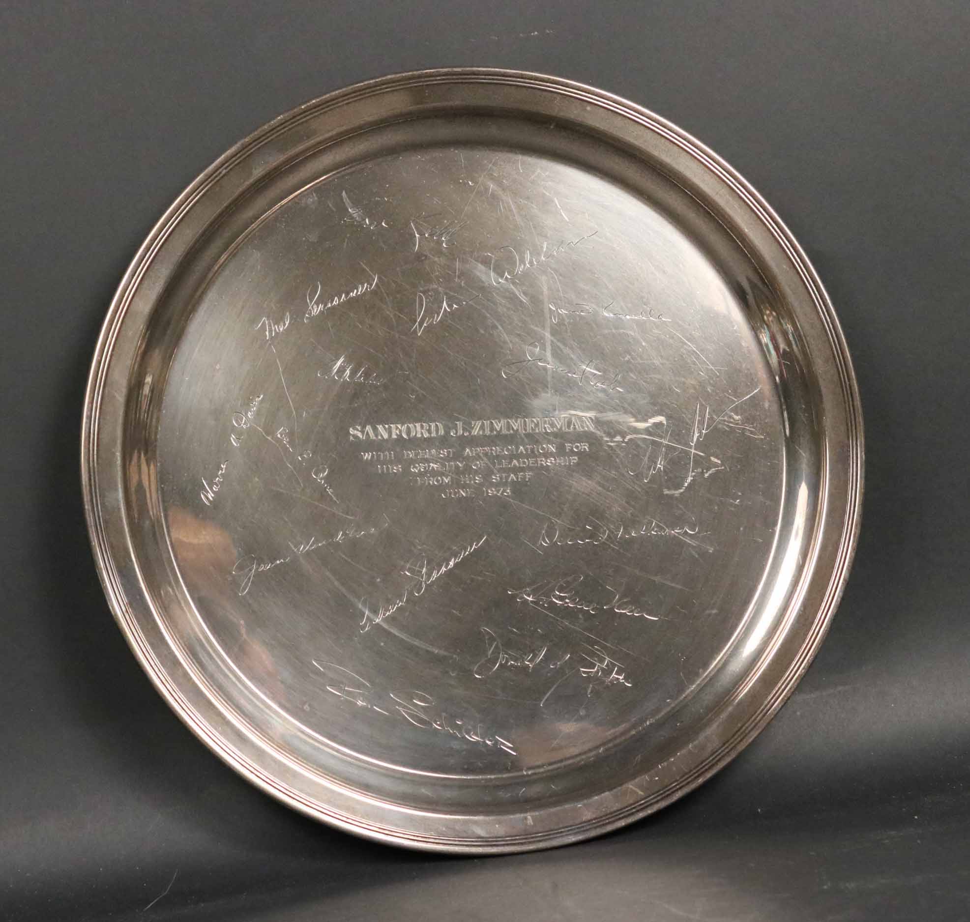 Lot Detail - Gorham Sterling Silver Presentation Platter