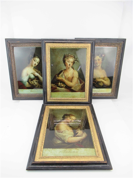 The Four Seasons Prints after Rosalba Carriera