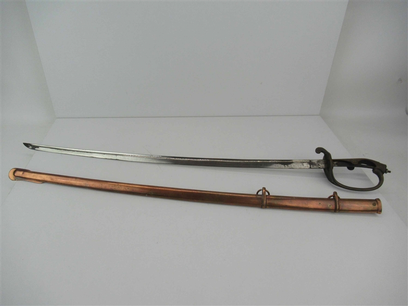 Vintage Dress Sword with Brass Sheath