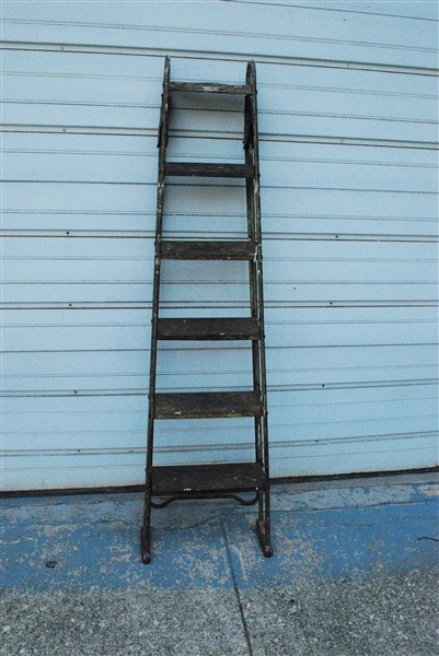 Vintage Twillast Industrial Metal Ladder 