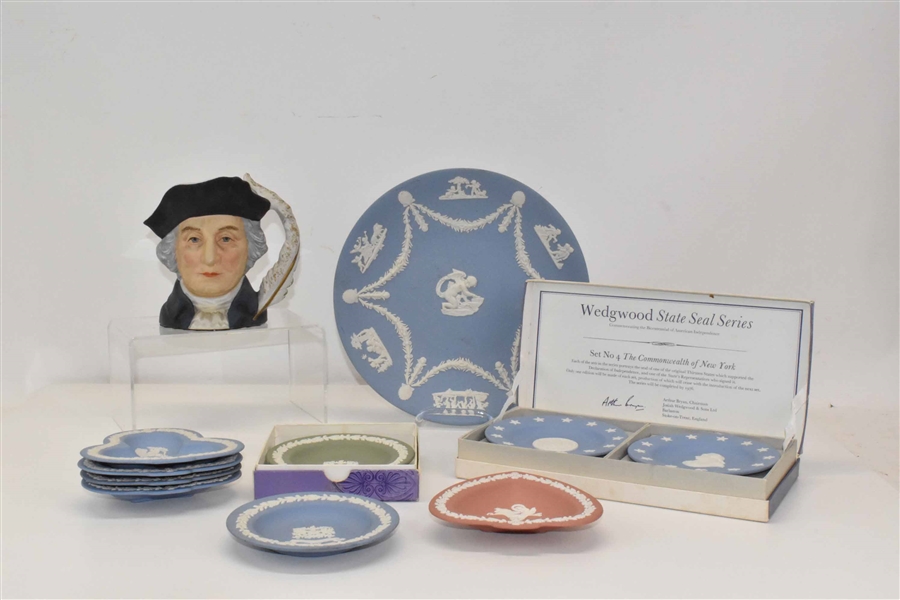 Group of Assorted Wedgwood Jasperware Plates