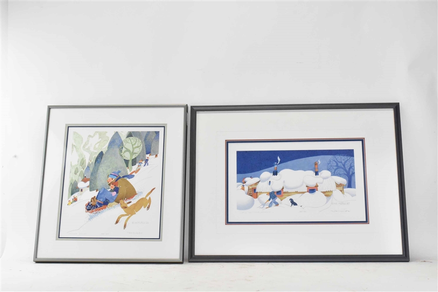 Two Rie Munoz Limited Edition Art Prints