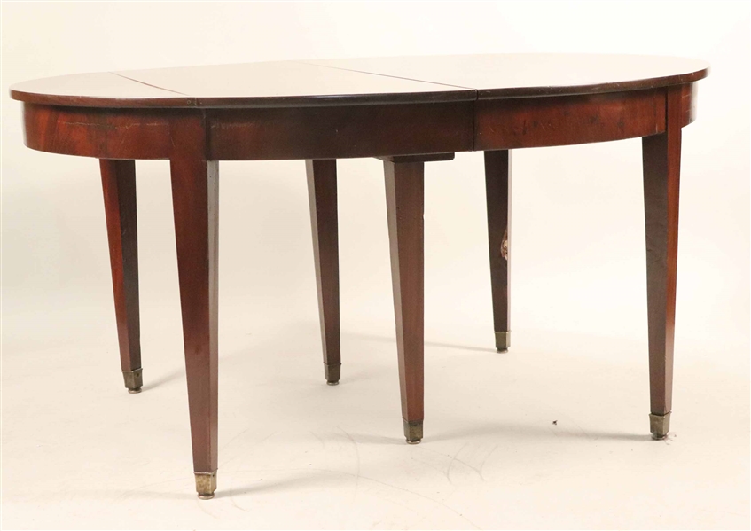 Federal Style Mahogany Dining Table