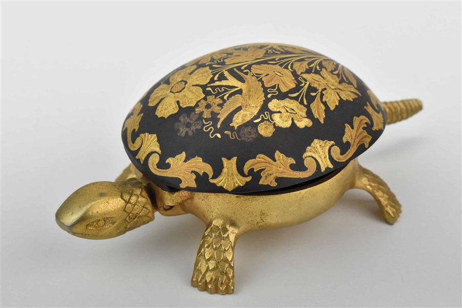 BOJ Eibar Espana Turtle Hotel Brass Desk Bell