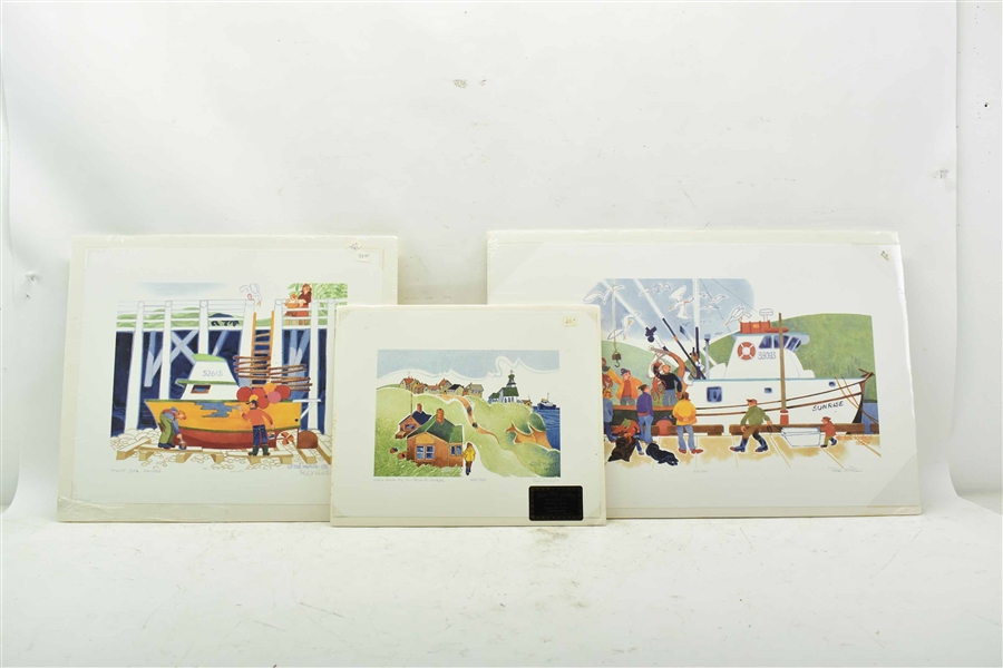 Three Rie Munoz Limited Edition Art Prints