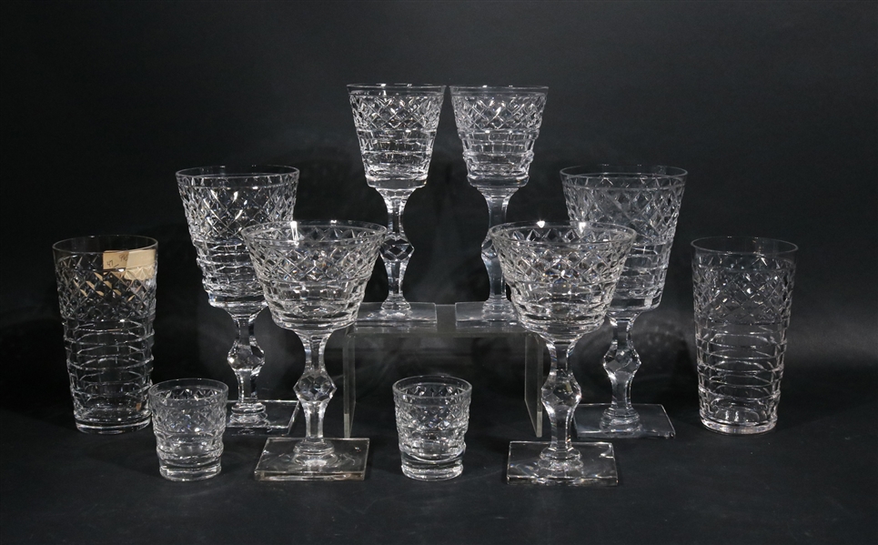 Set of Hawkes Crystal Stemware