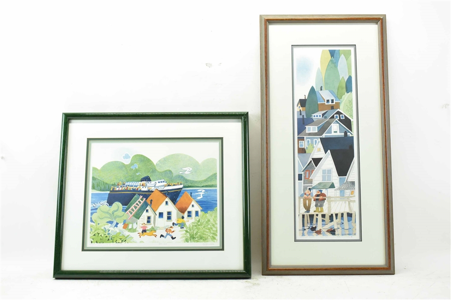 Two Rie Munoz Limited Edition Art Prints