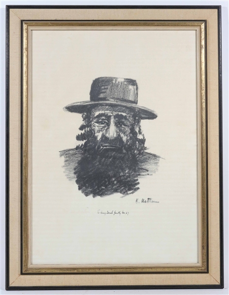 Print of a Gentleman with Hat