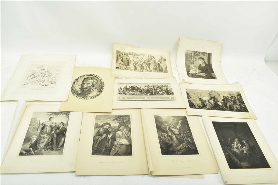 Group of Antique Prints and Etchings