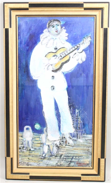 Oil on Canvas, Le Pierrot Lunaire, Robert Savary