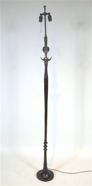 Alberto Giacometti Style Bronze Floor Lamp