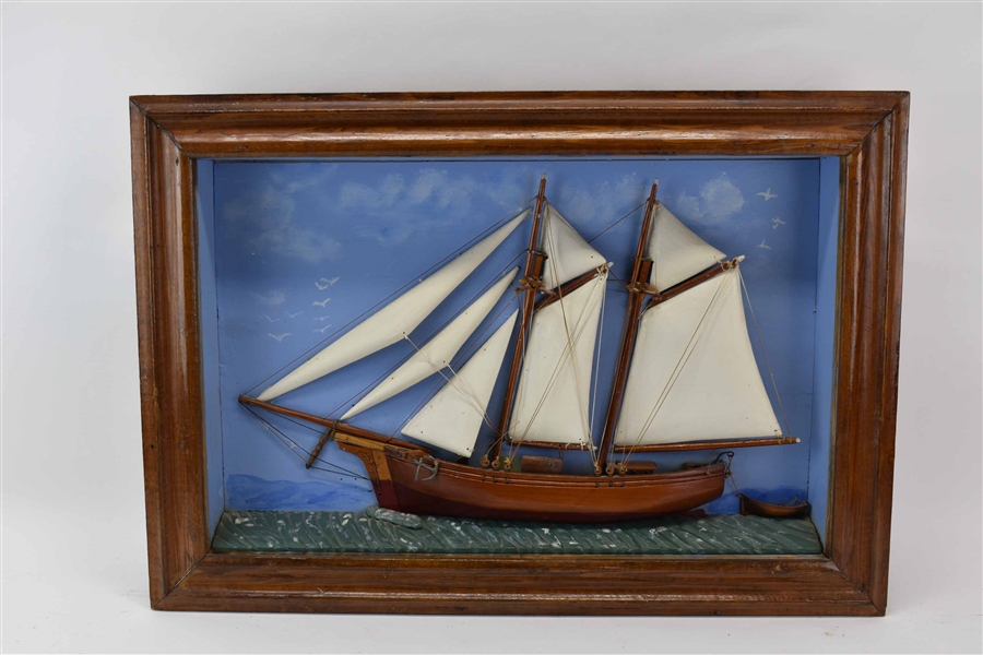 Sailing Ship Shadow Box