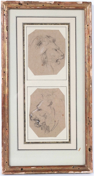 Jean-Baptiste Carpeaux, Study of Lions Head