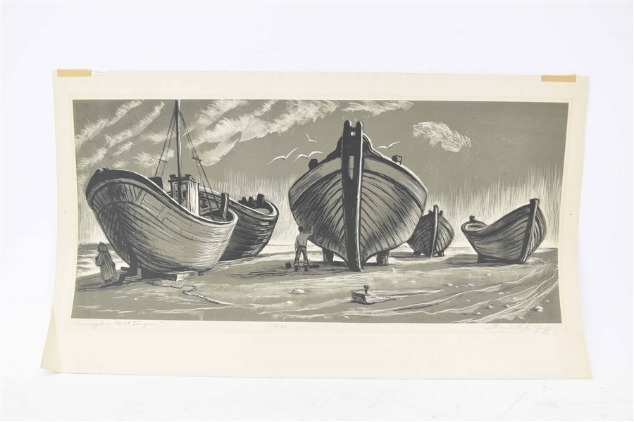 Lloyd Lozes Goff Smuggler’s Cove, Tangier Print