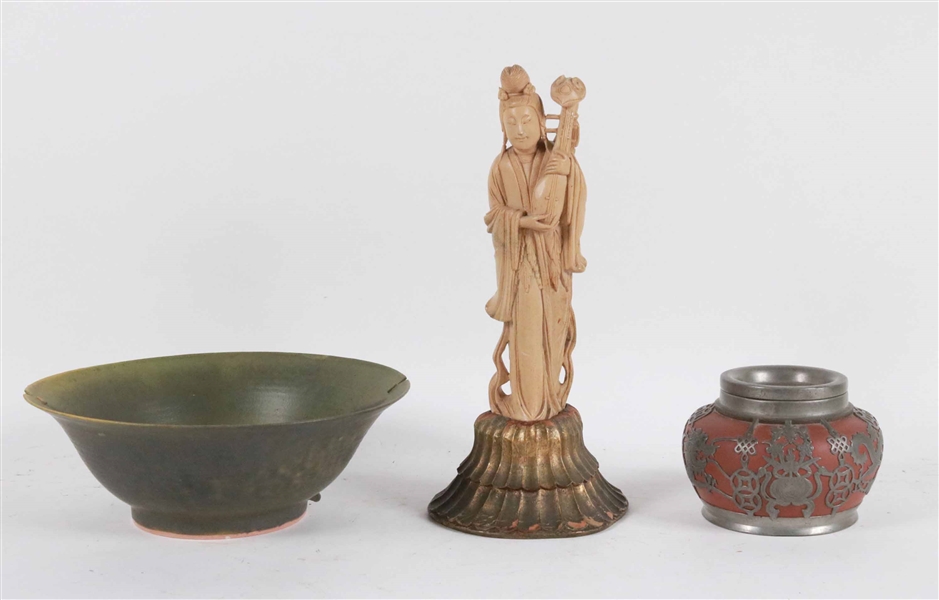 Kayo OYoung Green-Glazed Ceramic Bowl