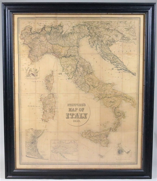 Stanfords Map of Italy