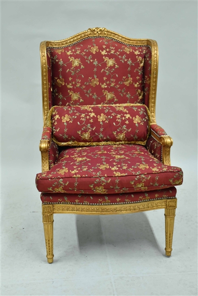 Louis XVI Style Upholstered Easy Chair