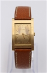 Vintage Bucheron 18K Gold Tank Mechanical Watch